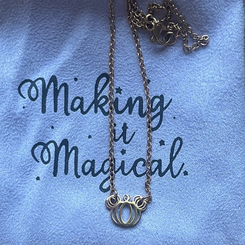 Mickey Mouse Pumpkin Necklace